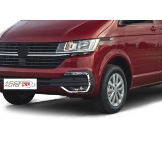 Entourage-Anti Brouillard-VOLKSWAGEN-T6-1-2019-AUJOURD'HUI-INOX CHROME 4 PIECES