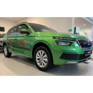 Baguette de porte-SKODA KAMIQ-2019-AUJOURD'HUI ABS NOIR