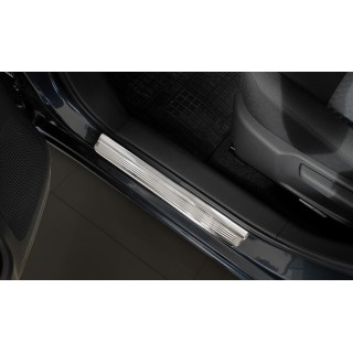 seuil de porte NISSAN MICRA 2017-AUJOURD'HUI-INOX 4 PIECES