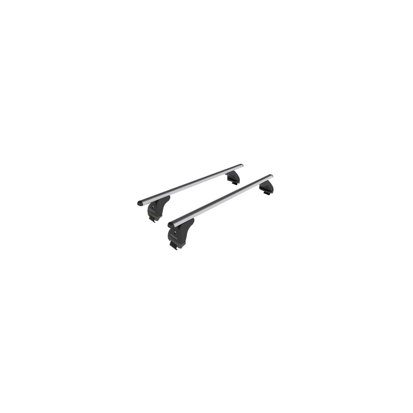 Barres De Toit Aluminium Pour Jeep Commander (2006-2010) - Profil T, Argent, 70 Kg