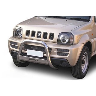 PARE BUFFLE-SUZUKI-JIMNY-1998-2005-INOX barre de renfort