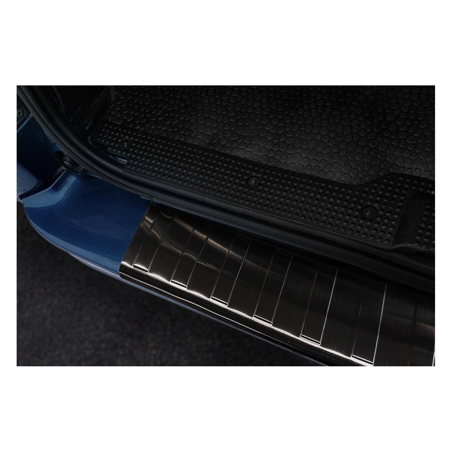 Seuil De Protection Pare-Chocs Arrière OMAC En Aluminium Mat Noir Pour Renault Trafic 2001-2014