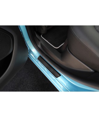 seuil de porte SKODA ENYAQ 2020 AUJOURD'HUI INOX NOIR 4 PIECES - Access Utilitaire - Vente en ligne d'accessoires auto et Véhicules Utilitaires