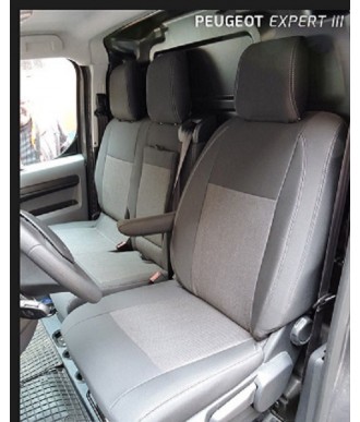 Housse Siège Auto PEUGEOT EXPERT 5 PLACES 2016 AUJOURD'HUI tissus  simili cuir - Access Utilitaire - Vente en ligne d'accessoires auto et Véhicules Utilitaires