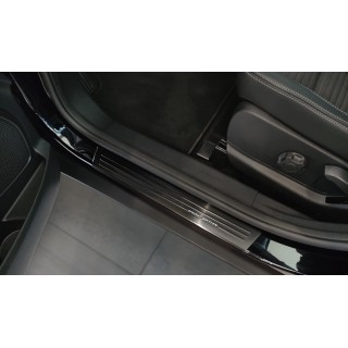 seuil de porte FORD ECOSPORT 2017-AUJOURD'HUI-INOX NOIR 4 PIECES