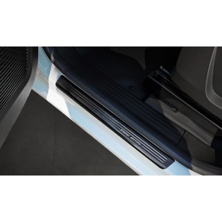 seuil de porte RENAULT KANGOO VAN 2021-AUJOURD'HUI-INOX NOIR 4 PIECES