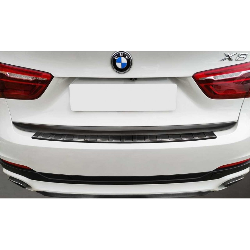 SEUIL DE COFFRE BMW X6 2014-2019 INOX NOIR DESIGN