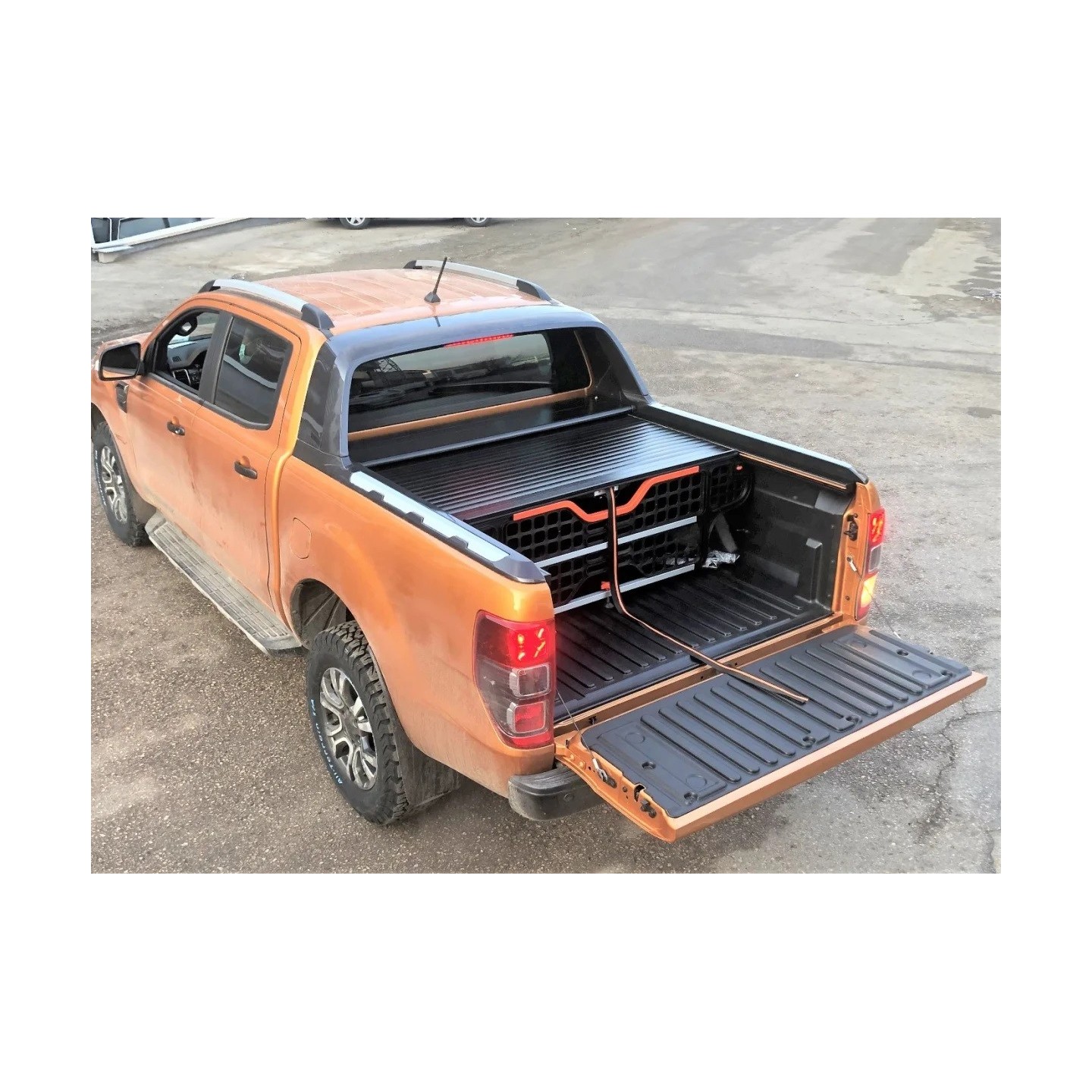COUVRE BENNE FORD RANGER WILDTRAK SUPER CABINE 2018 2022 RIDEAU COULISSANT