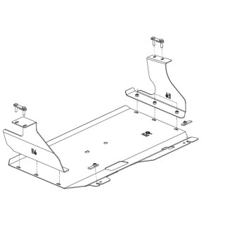 PROTEGE CARTER-FORD-TRANSIT EURO 6 2012-2019 MOTEUR BV ACIER 3mm