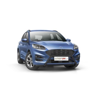 PARE BUFFLE-FORD-KUGA-2019-AUJOURD'HUI-HOMOLOGUE INOX NOIR 60mm