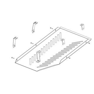 PROTEGE CARTER MAN TGE 2017-AUJOURD'HUI RESERVOIR CARBURANT ALUMINIUM 5mm