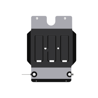 PROTEGE CARTER TOYOTA HI-LUX  2018-AUJOURD'HUI BOITE VITESSES ACIER  3mm 2.4 2.8