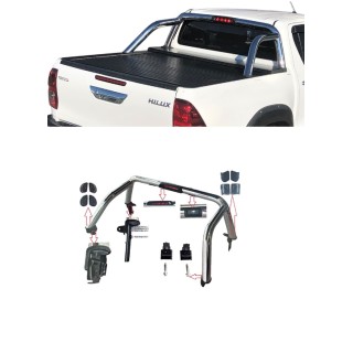 ROLL BAR FORD RANGER 2012-AUJOURD'HUI DOUBLE BARRES ORIGINAL INOX 76mm