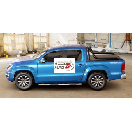 COUVRE BENNE VOLKSWAGEN AMAROK CANYON DOUBLE CABINE 2010 2020 RIDEAU COULISSANT Mountain Top GRIS