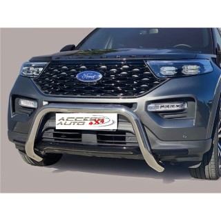 PARE BUFFLE FORD EXPLORER 2021-AUJOURD'HUI HOMOLOGUE INOX 76mm