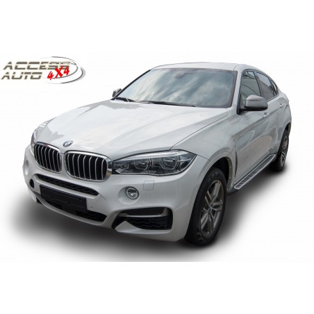 MARCHE PIEDS BMW X6 F16 2014-2018 Aluminium Plat DESIGN