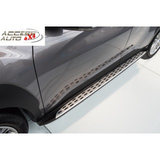 MARCHE PIEDS HYUNDAI KONA 2017-AUJOURD'HUI Aluminium Plat DESIGN