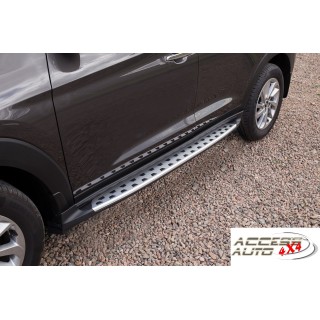 MARCHE PIEDS-HYUNDAI TUCSON-2015-2020-Aluminium Plat DESIGN2