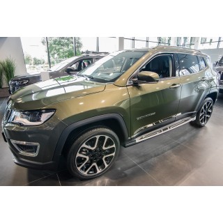 MARCHE PIEDS JEEP COMPASS 2017-AUJOURD'HUI Aluminium Plat DESIGN