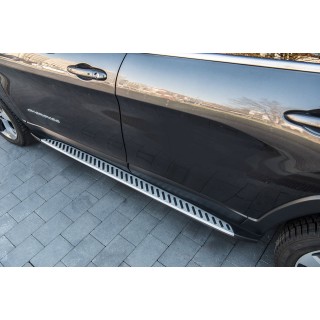 MARCHE PIEDS JEEP CHEROKEE KL 2014-AUJOURD'HUI Aluminium Plat DESIGN