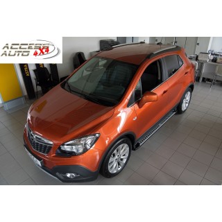 MARCHE PIEDS OPEL MOKKA X 2016-2021 Aluminium Plat DESIGN