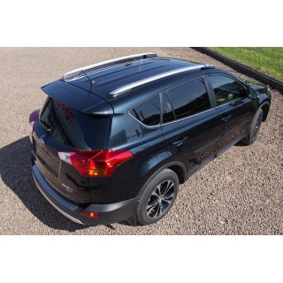 Barres de Toit TOYOTA RAV4 2013-2018 DESIGN Grises Longitudinales