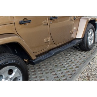 Marche Pieds JEEP WRANGLER 2007-2018 PLAT NOIR 4 portes