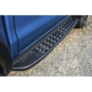 MARCHE PIEDS FORD RANGER 2011-2019 DOUBLE CABINE ABS NOIR Plat DESIGN