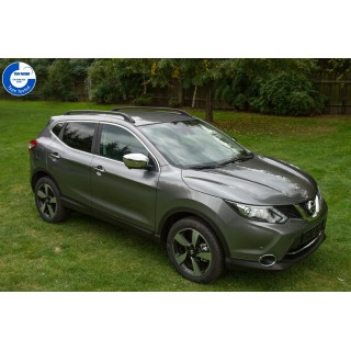 Barres de Toit NISSAN QASHQAI 2014-2020 Noires Longitudinales