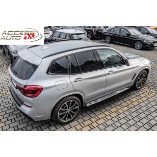 MARCHE PIEDS BMW X3 2018 AUJOURD'HUI Aluminium Plat DESIGN