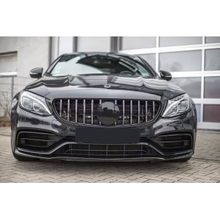 Grille Calandre MERCEDES CLASSE C 2019-AUJOURD'HUI GT PANAMERICA Chrome avec camera