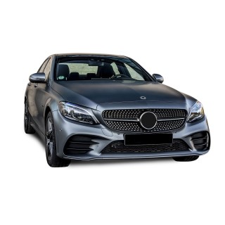 Grille Calandre MERCEDES CLASSE C 2019-AUJOURD'HUI Diamant Chrome avec camera