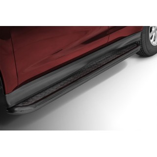 Marche pieds MITSUBISHI L-200 DOUBLE CABINE 2015-2019 INOX PLAT