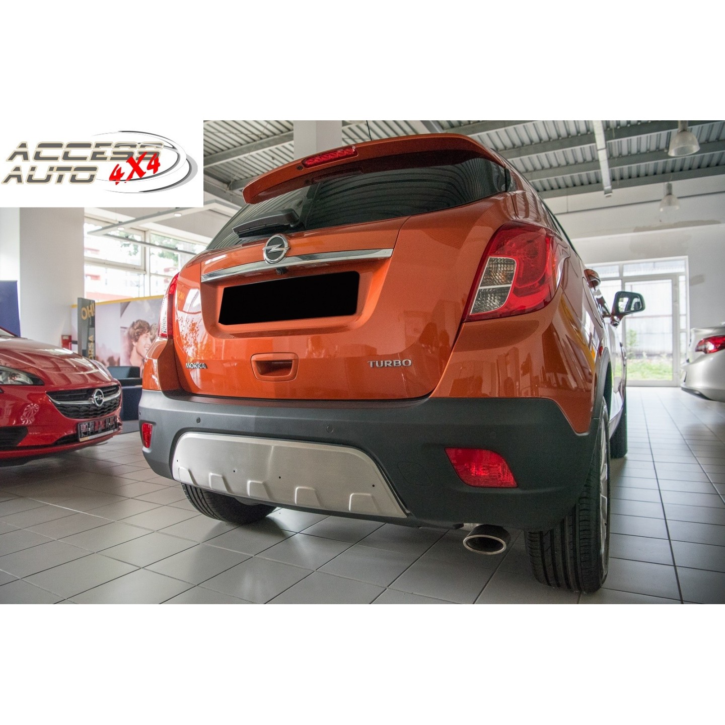 Série NEVADA INOX | Protection De Seuil Arrière Inox Lisse Pour Duster Ii 27604