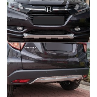 Protection Pare Choc-HONDA HR-V 2015-2018 AVANT ARRIERE SET GRIS