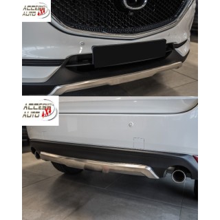 Protection Pare Choc-MAZDA CX-5 2017-AUJOURD'HUI AVANT ARRIERE SET GRIS