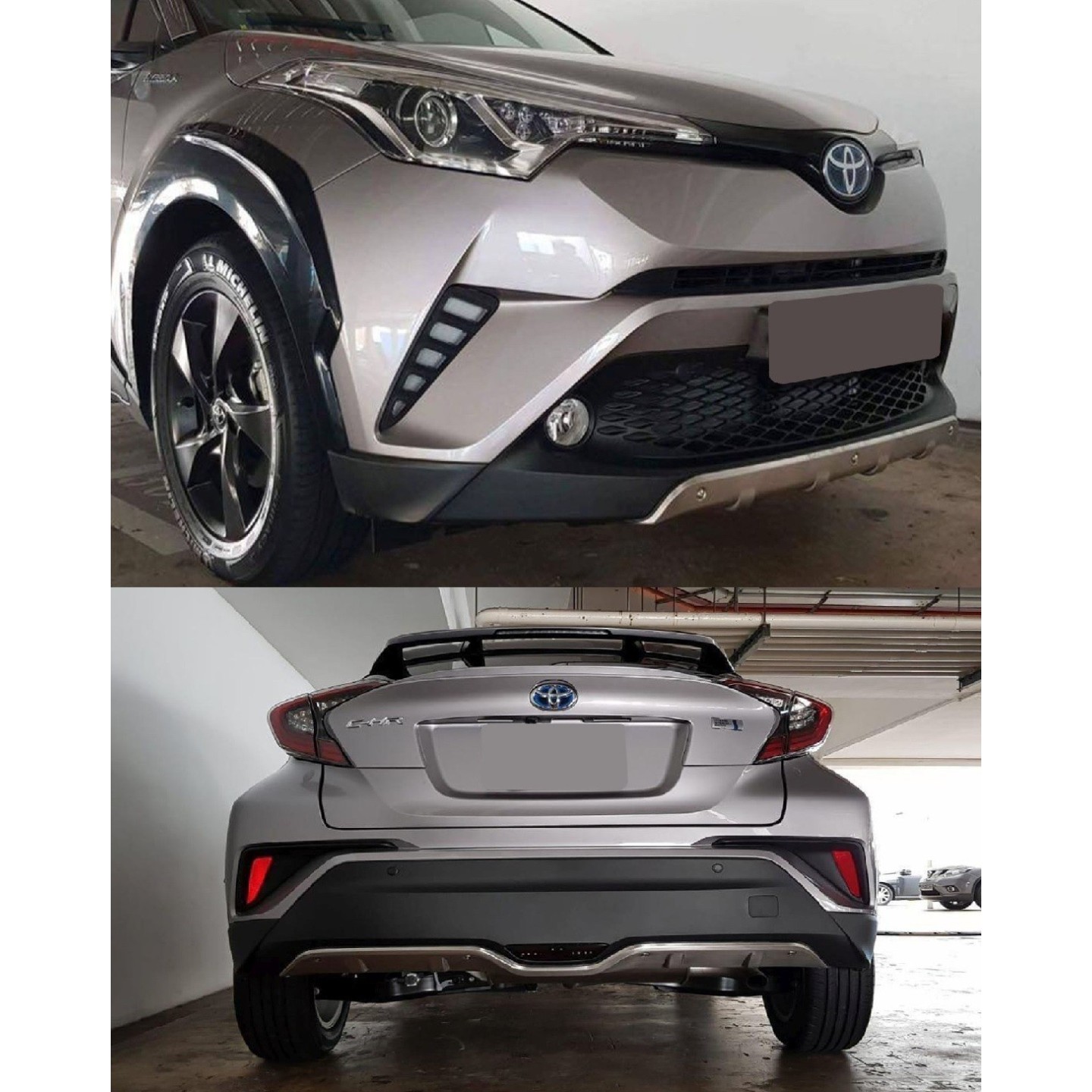 2 Supports De Pare-chocs Avant Pour Toyota C-HR 2018-2022 - Réf 52535F4010 / 52536F4010
