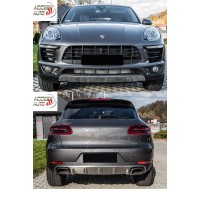 Protection Pare-chocs Arrière Porsche Macan (2014+) - Acier Inoxydable Chromé, Anti-rayures | Installation Facile Avec Adhésif 3M - 8
