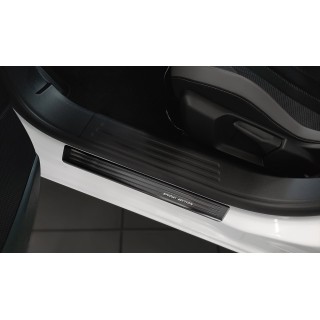 Seuil de Portes OPEL MOKKA 2020-AUJOURD'HUI-INOX NOIR  4 PIECES