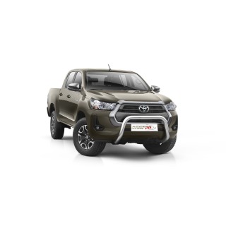 PARE BUFFLE TOYOTA HI-LUX INVICIBLE 2021-AUJOURD'HUI HOMOLOGUE INOX  70mm