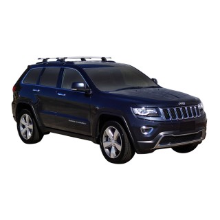 Barres de Toit JEEP-GRAND-CHEROKEE-2011-2021 DESIGN2 -Montage sur points de fixation dans le rail