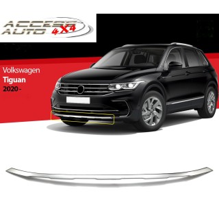 Baguette pare choc avant VOLKSWAGEN-TIGUAN-2020-2022 INOX CHROME 1 PIECE