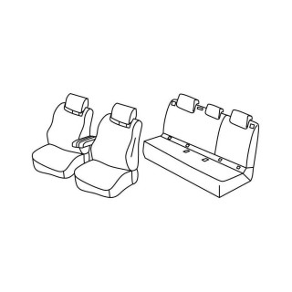 Housses siege auto-VOLKSWAGEN ID-4 2020-AUJOURD'HUI