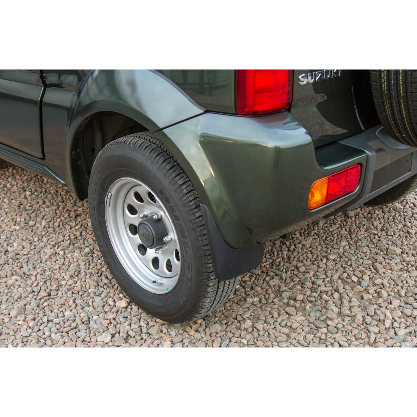 Kit 4 Bavettes/Garde-boue Pour Suzuki Jimny 1998-2004 - Caoutchouc Résistant, Avant Et Arrière | Protection Contre Boue, Pierres, Neige