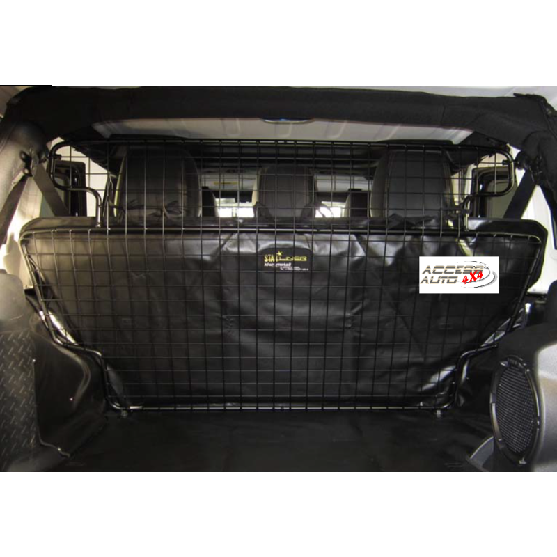 VEVOR Barrière de Voiture pour Chien Compatible avec Jeep Wrangler JK 2007-2017 JL 20018-2024, Grille Pare-chien Maille en Polyester Résistante aux Rayures et aux Déchirures, pour Animaux de Compagnie VEVOR Barrière de Voiture pour Chien Compatible avec Jeep Wrangler JK 2007-2017 JL 20018-2024, Grille Pare-chien Maille en Polyester Résistante aux Rayures et aux Déchirures, pour Animaux de Compagnie