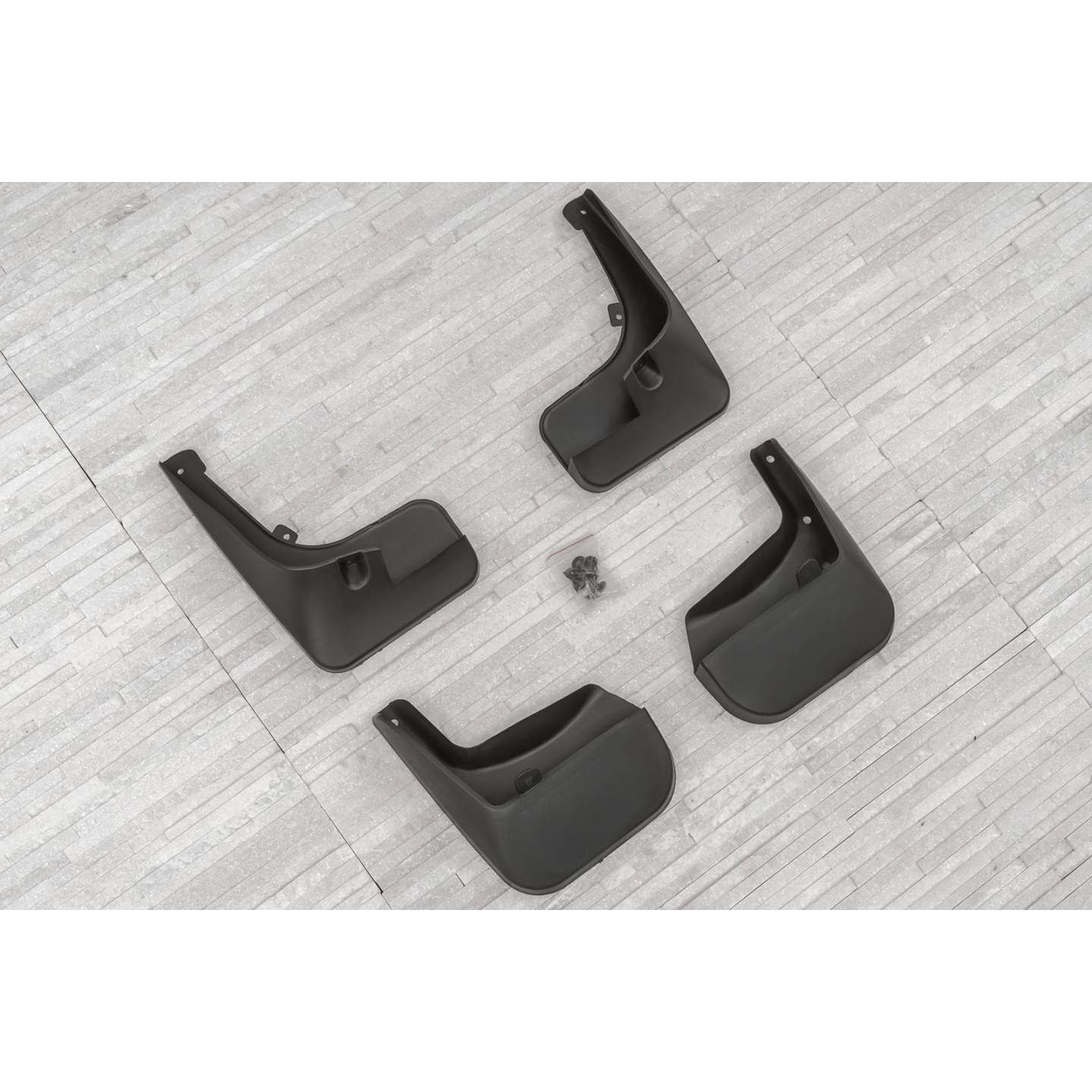 2 Bavettes Avant Pare-boue Pour Toyota Yaris Berline (ZSP9, NCP9) 2012-2015 - Noir