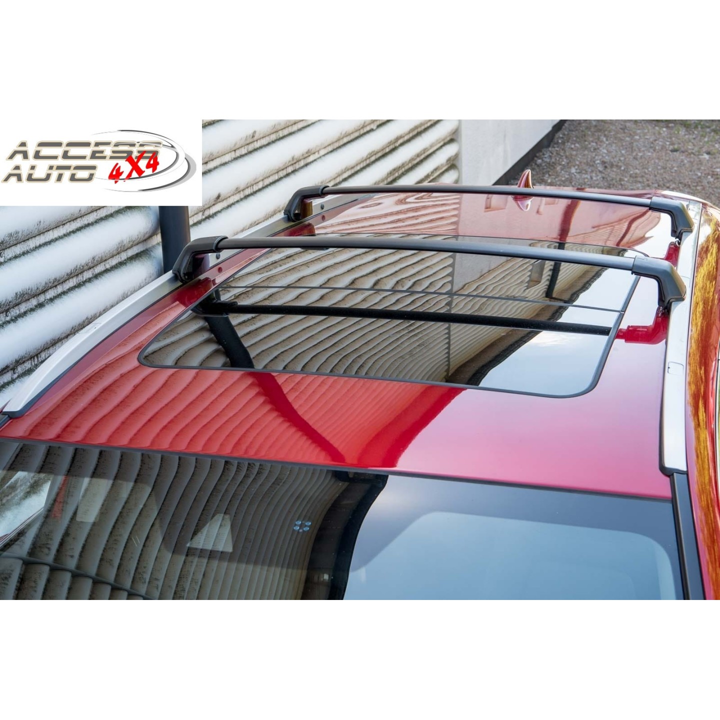 Barres de toit Transversales pour Honda CR-V 1995-2002 Aluminium Noir