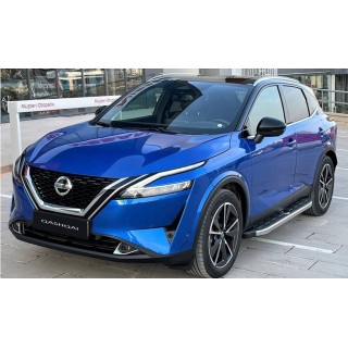 MARCHE PIEDS NISSAN QASHQAI 2021-AUJOURD'HUI-Aluminium SPEC CHROME