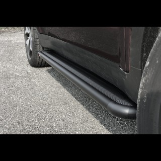 marche pieds FIAT FULLBACK EXTRA CABINE 2017-AUJOURD'HUI-Aluminium Noir FB52248