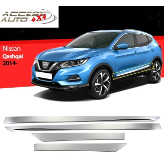 Baguette Porte-NISSAN-QASHQAI-2014-AUJOURD'HUI-INOX 4 PIECES